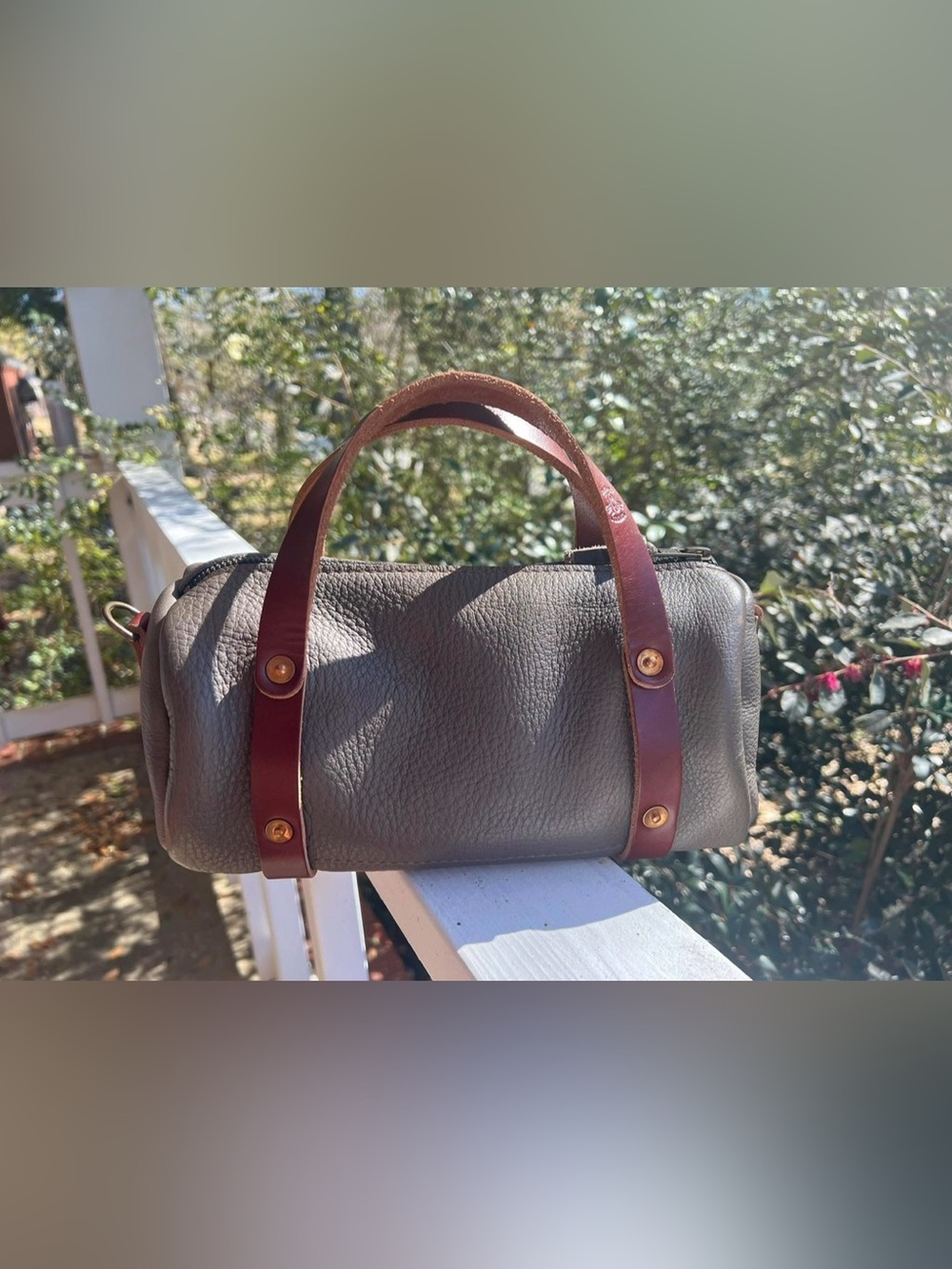 Go Forth Goods Lead Gray/Saddle Baby Jane
